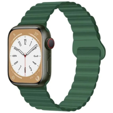 Ремінець до смарт-годинника Drobak Silicone Magnetic Link для Apple Watch All Series Ultra 2 49/45/44/42mm Army Green (898926)