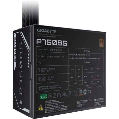 Блок живлення GIGABYTE 750W (GP-P750BS)