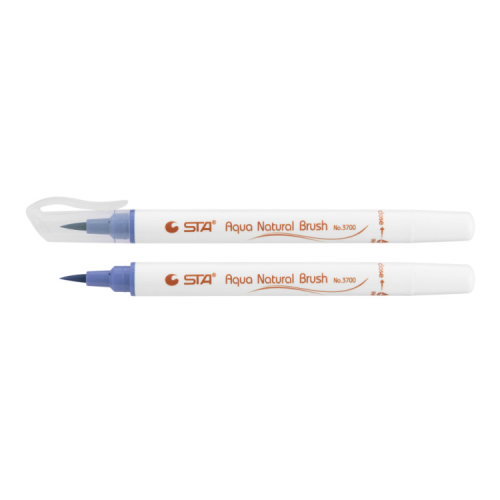Художній маркер STA пензлик акварельний AQUA NATURAL BRUSH 3700, клематис (STA3700-23)