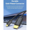 Кабель мультимедійний HDMI M to HDMI micro M 1.0m 4K black Vention (AGIBF)