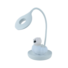 Настільна лампа Kite Cloudy Bear LED з акумулятором, блакитна (K24-493-2-3)