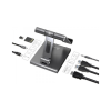 Порт-реплікатор J5create Dock-Station Ipad USB-C 8-in-1 (HDMI/PD/картридер/USB-A/USB-C/Audio) (JTS224-N)