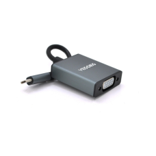 Перехідник USB-C M to VGA F 0.1m black VEGGIEG (TV-S/B/19906)