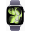 Смарт-годинник Apple Watch Series 11 GPS 46mm Silver Aluminium Case with Purple Fog Sport Band - S/M (MEV94RK/A)