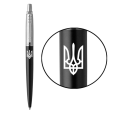 Ручка кулькова Parker JOTTER 17 UKRAINE Bond Street Black CT BP Трезубец (16232_T001w)