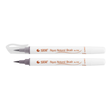 Художній маркер STA пензлик акварельний AQUA NATURAL BRUSH 3700, глибокий сірий (STA3700-71)