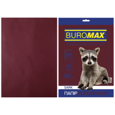 Бумага Buromax А4, 80g, DARK brown, 20sh (BM.2721420-25)