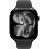 Смарт-годинник Apple Watch Series 11 GPS 46mm Jet Black Aluminium Case with Black Sport Band - M/L (MEUX4RK/A)