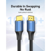 Кабель мультимедійний HDMI M to HDMI M 1.5m 8K cotton braided blue Vention (ALGLG)