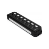Концентратор Vinga USB3.0 to 7*USB3.0 1m cable with Switch and Power Adapter (VHA3A7B)