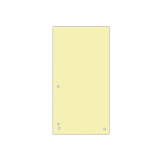 Роздільник сторінок Donau 105 х 230 мм 100шт картон, жовтий (8620100-11PL)