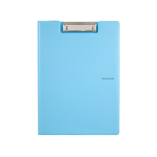 Клипборд-папка Axent Pastelini з металевим кліпом А4 вініл Блакитна (2514-22-A)