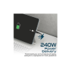 Дата кабель USB-C to USB-C powerbolt240-2m.black Promate (powerbolt240-2m.black)