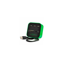 Концентратор Voltronic USB 2.0 to 3xUSB 2.0 + SD/MMC/TF/M2 green/black (CUB3-GB)
