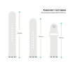 Ремешок для смарт-часов Armorstandart Sport Band (3 Straps) для Apple Watch 42 (Series 11-10)/41/40/38 White (ARM49564)