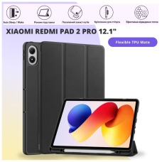 Чохол до планшета BeCover Flexible TPU Mate Xiaomi Redmi Pad 2 Pro 12.1" Black (715605)