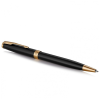 Ручка кулькова Parker SONNET 17 Black Lacquer GT BP + блокнот Parker + подар.упак. GIFT24 (86 032b24)