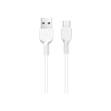 Дата кабель USB 2.0 AM to USB-C 3.0m 2A X20 white HOCO (6957531068976)