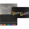 Олівці кольорові Faber-Castell Black Edition colour pencils 36 кольорів тригранні чорне дерево, металева коробка, 116437 (32085)