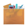 Папка на молнии Axent zip-lock А4 Waves-1 (1497-40-A)