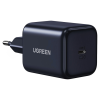 Зарядний пристрій UGREEN USB-C GaN 45W + cable USB-C to USB-C X524 black (65054)