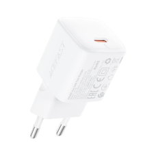 Зарядний пристрій Acefast A118 USB-C PD30W GaN white (6974316285366)