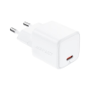 Зарядний пристрій Acefast A118 USB-C PD30W GaN white (6974316285366)