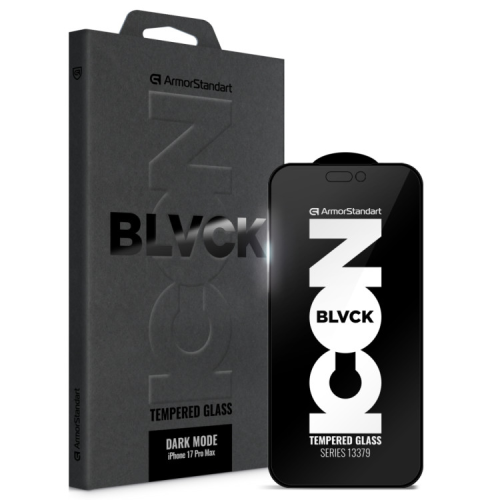 Скло захисне Armorstandart Dark Mode BI Apple iPhone 17 Pro Max (ARM86630)