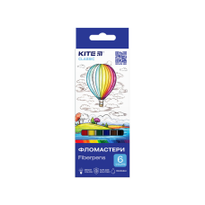 Фломастери Kite Classic 6 кольорів (K-446)