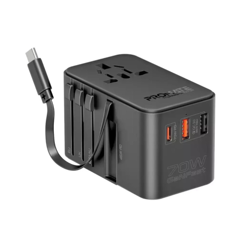 Зарядний пристрій Promate tripmate-gan70r