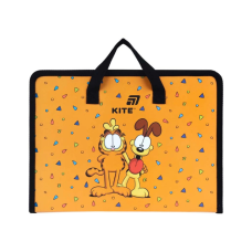 Папка - портфель Kite на блискавці A4 Garfield , 1 відділення (GF26-202)