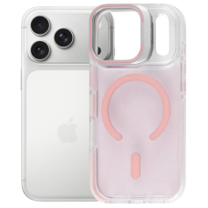 Чохол до мобільного телефона BeCover FIBRA Star Shine MagSafe Apple iPhone 17 Pro Max Light Pink (715435)