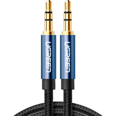 Кабель мультимедійний 3.5mm M to 3.5mm M 1.0m AV112 blue Ugreen (10685)