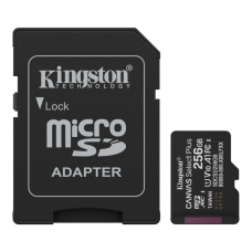 Карта памяти Kingston 256GB microSDXC class 10 UHS-I V10 A1 Canvas Select Plus (SDCS3/256GB)