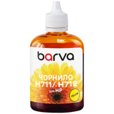 Чернила Barva HP 711/712 100ml Y, water-soluble (H711-856)
