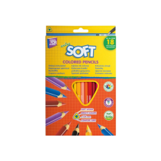 Олівці кольорові Cool For School Extra Soft 18 кольорів (CF15144)