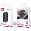 Батарея универсальная XO 20000mAh, PD/65W for laptop, QC/22.5W, black (PB97_Black)