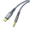 Кабель мультимедійний USB-C to 3.5mm M 1.2m gray ColorWay (CW-CBPDJ071-G)