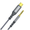 Кабель мультимедійний USB-C to 3.5mm M 1.2m gray ColorWay (CW-CBPDJ071-G)