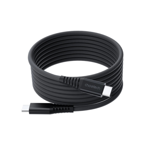 Дата кабель USB-C to USB-C 1.2m 240W magnetic black Choetech (XCC-1051-BK)