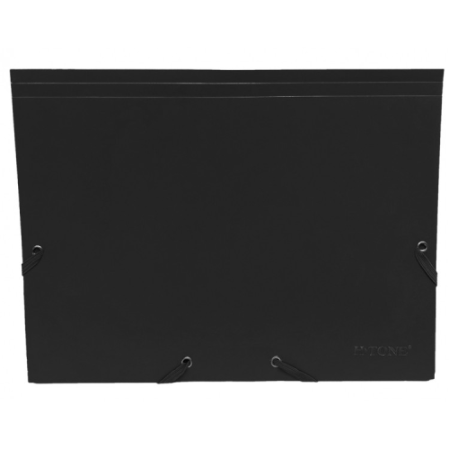 Папка на резинках H-Tone А4, черная (FOLD-HT-JJ40941-B)