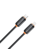Дата кабель USB-C to Lightning 1.0m 27W black XO (XO-CB-300CL-BK)