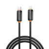 Дата кабель USB-C to Lightning 1.0m 27W black XO (XO-CB-300CL-BK)