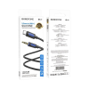 Кабель мультимедійний USB-C to 3.5mm M 1.0m silicone BL20 black BOROFONE (6941991114410)