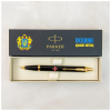 Ручка кулькова Parker IM 17 ARMY Black GT BP Емблема ЗСУ кольоровий (22032_W0010u)