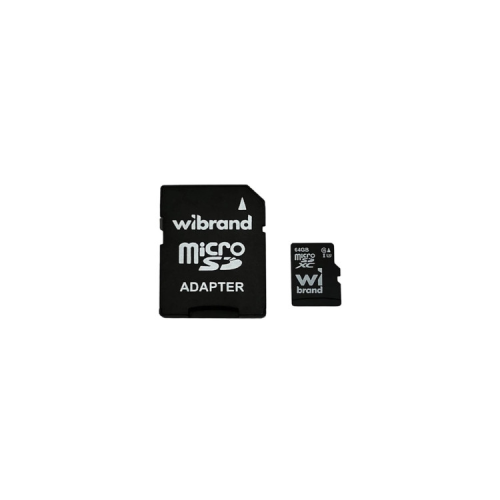 Карта пам'яті Wibrand 64GB mictoSD class 10 UHS-II (U3) V10 Read 80/Write 30 (WICDXU3/64GB-A)