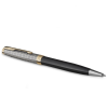 Ручка кулькова Parker SONNET 17 Metal & Black Lacquer GT BP (68 132)
