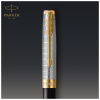 Ручка кулькова Parker SONNET 17 Metal & Black Lacquer GT BP (68 132)