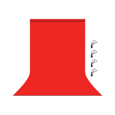 Фон Puluz PU5206R backdrop 3x6 m red (PU5206R)