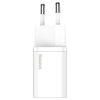 Зарядное устройство Baseus Super Si 1C 20W With Simple Wisdom Data Cable Type-C/iP White (TZCCSUP-B02)